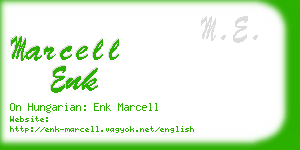 marcell enk business card